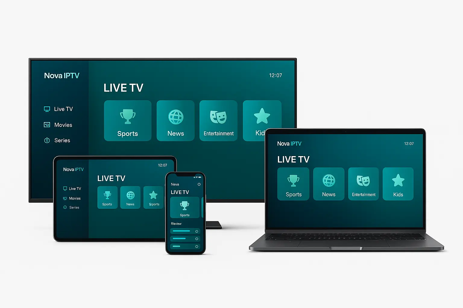 Нова IPTV интерфејс на Smart TV-у, паметном телефону и таблету