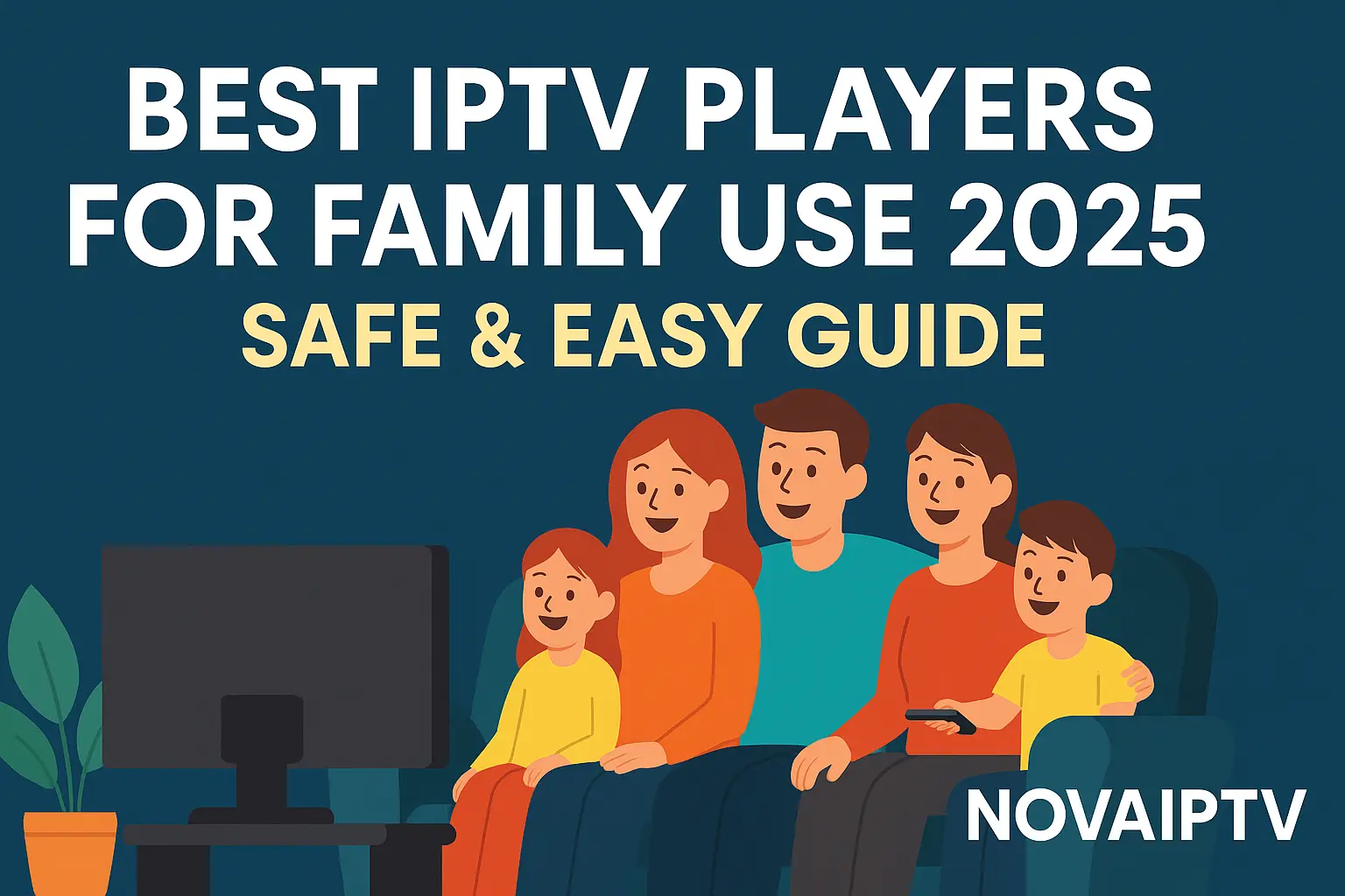 Best IPTV Players for Family Use 2025 – Safe & Easy Guide NOVAIPTV