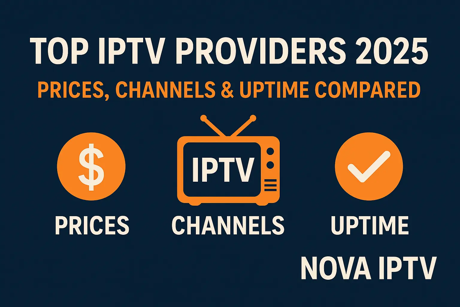 Top IPTV Providers 2025 – Prices, Channels & Uptime Compared