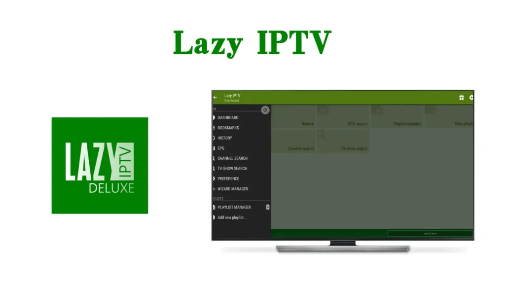 Einfache Wiedergabeliste und ordnerbasierte Lazy IPTV-Oberfläche